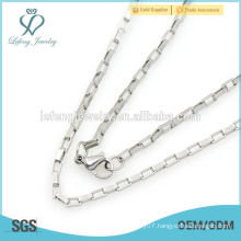 2015 fashion ladies style silver cheap chunky necklaces chain jewelry wholesale